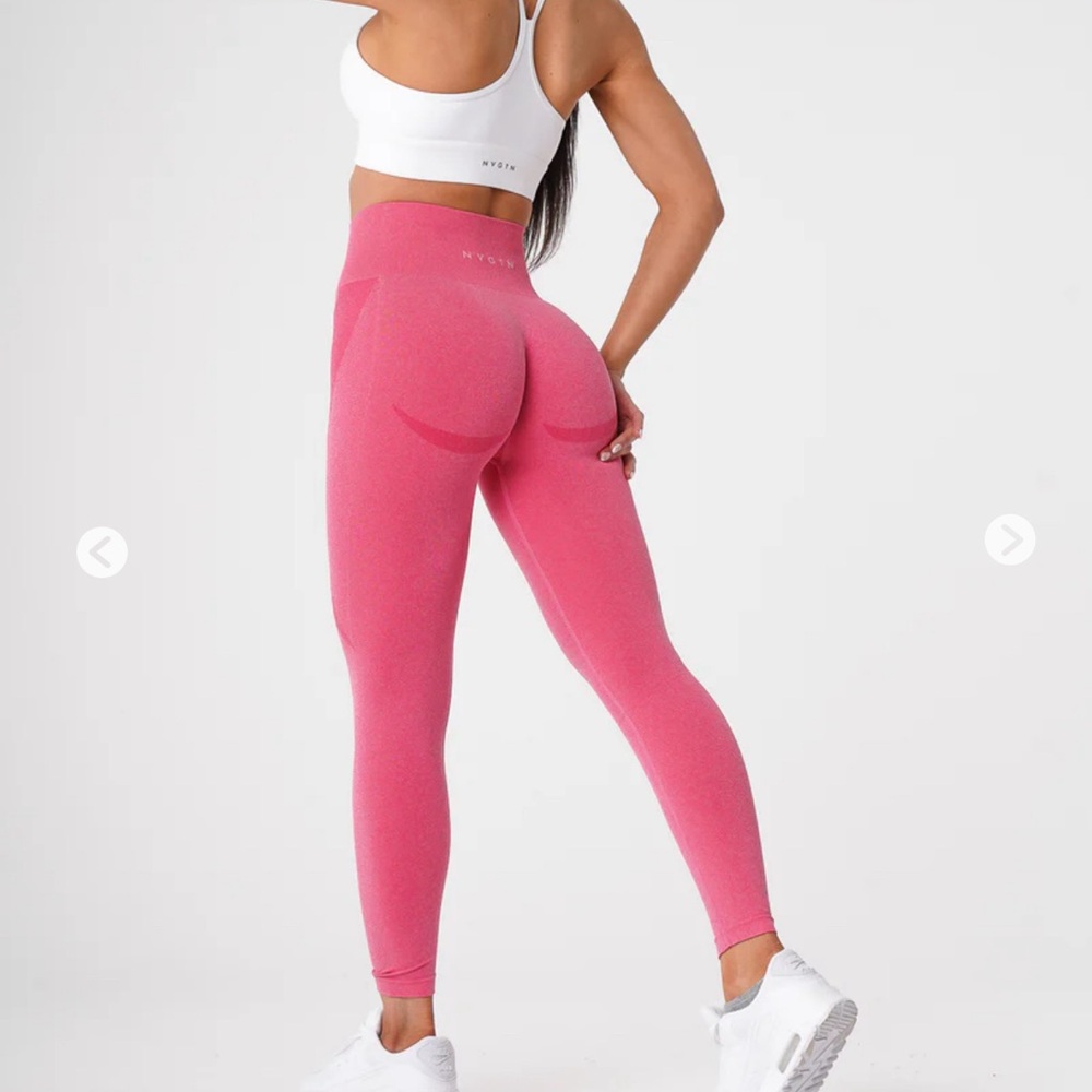 NVGTN Hot Pink Contour Seamless Leggings